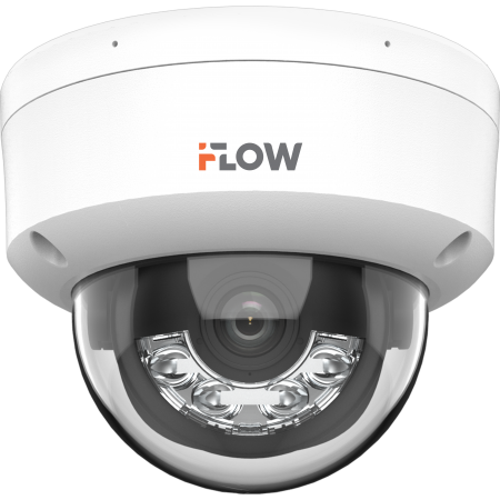 iFLOW F-IC-1482CM(2.8mm) - Уличная купольная IP-камера 8-ми Мегапиксельная iFLOW F-IC-1482CM(2.8mm) - Уличная купольная IP-камера 8-ми Мегапиксельная