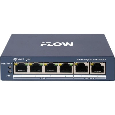 iFLOW F-SW-EM606POE-VM/L Смарт-управляемый коммутатор iFLOW F-SW-EM606POE-VM/L Смарт-управляемый коммутатор
